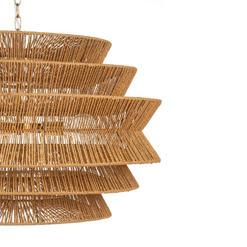 Everett Natural Paper Rope Pendant Light
