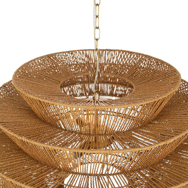 Everett Natural Paper Rope Pendant Light