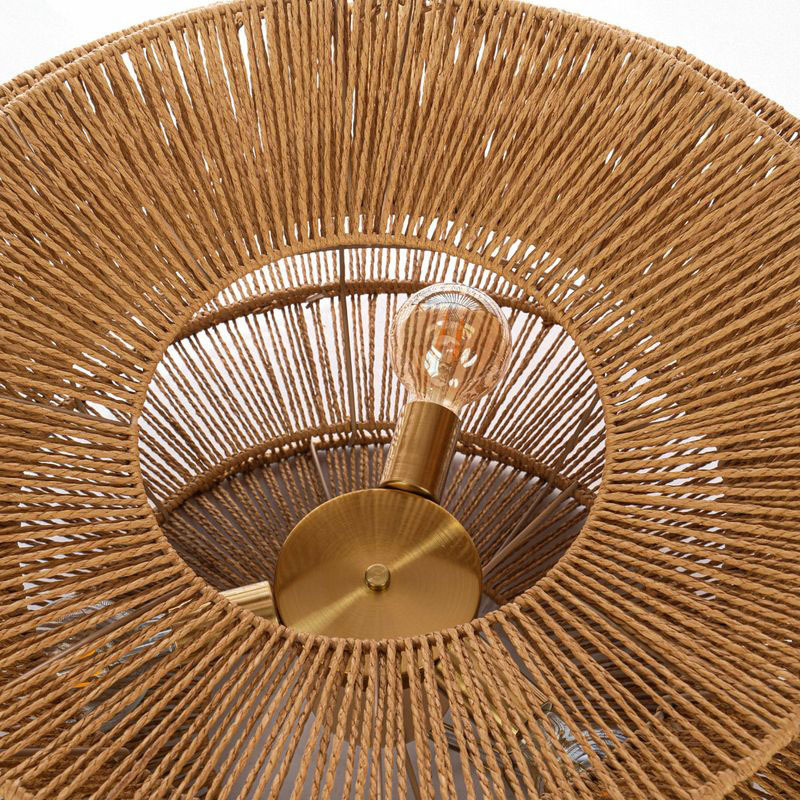 Everett Natural Paper Rope Pendant Light