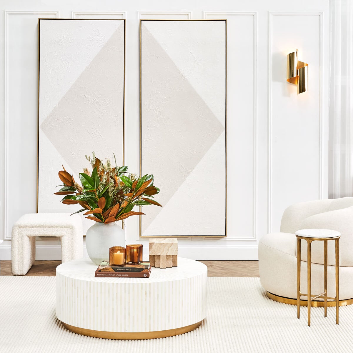 Lombard Flush Mount Wall Light