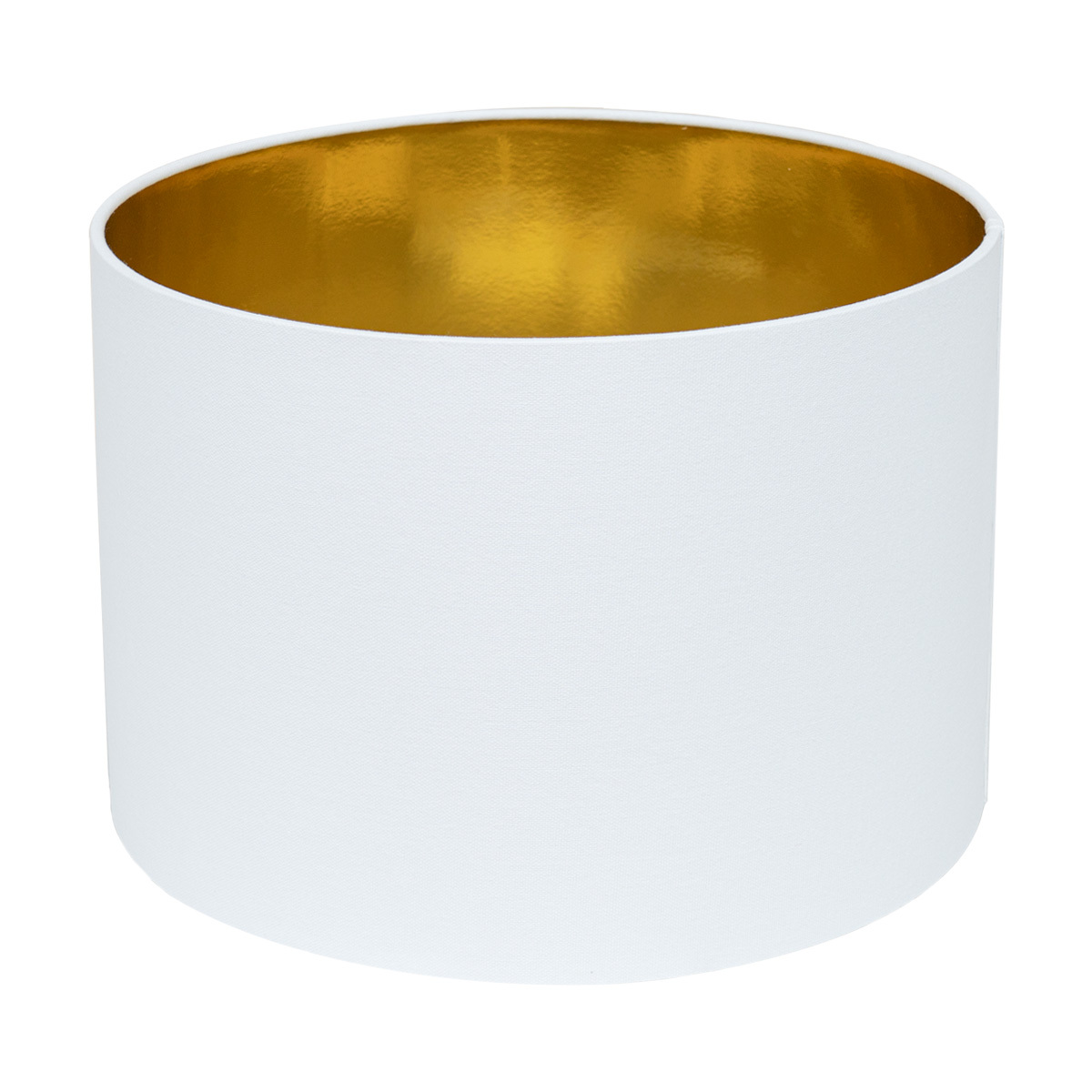 White Ekby Linen-Look Lamp Shade