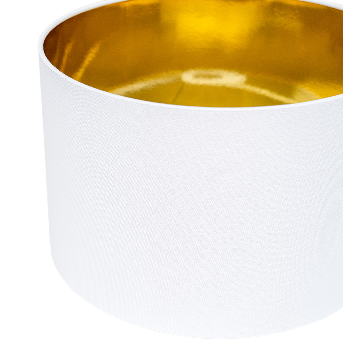 White Ekby Linen-Look Lamp Shade