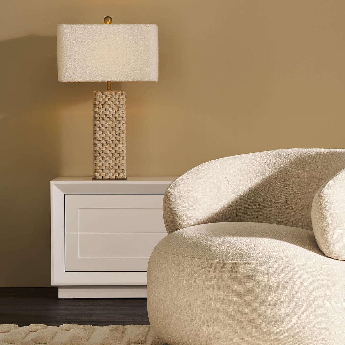 76cm Jofre Marble Table Lamp