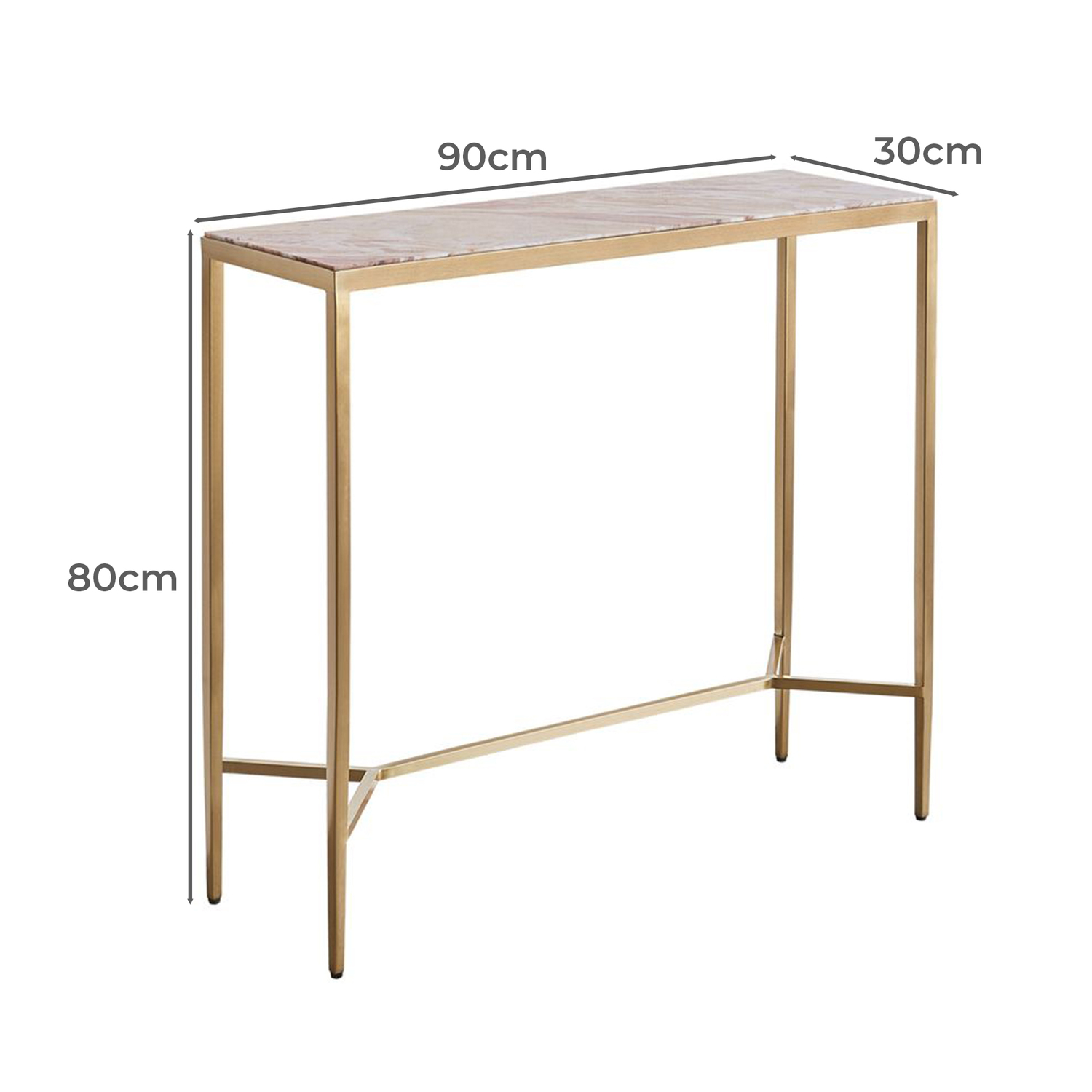 Zoe Marble Console Table