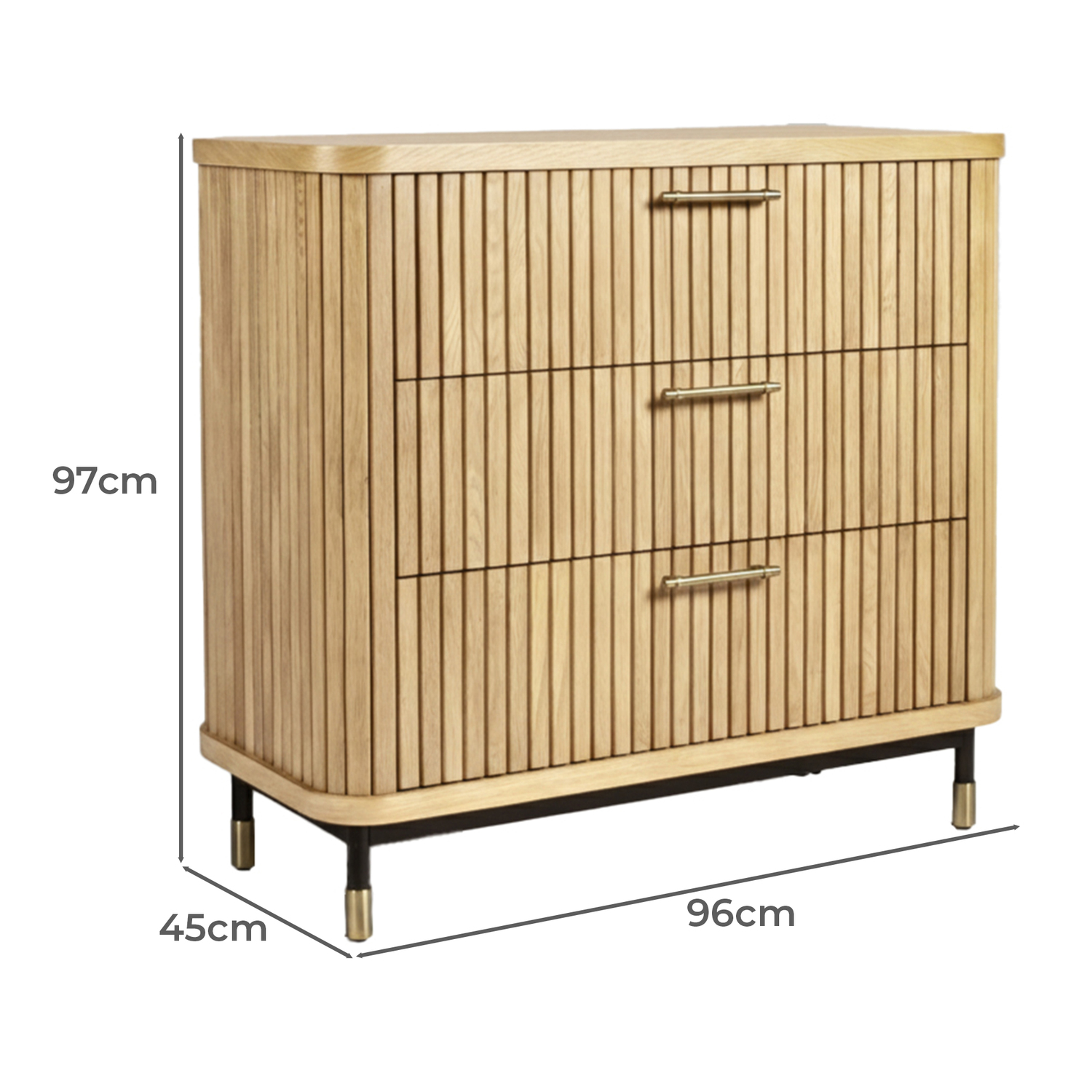 Uriah 3 Drawer Chest