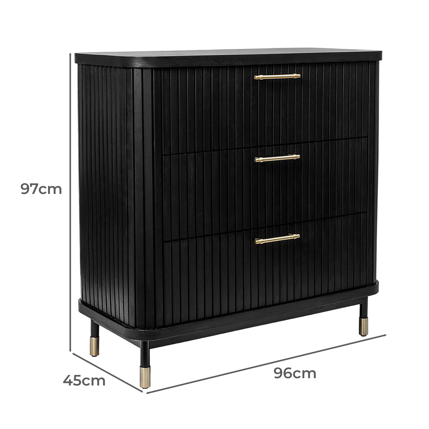 Uriah 3 Drawer Chest