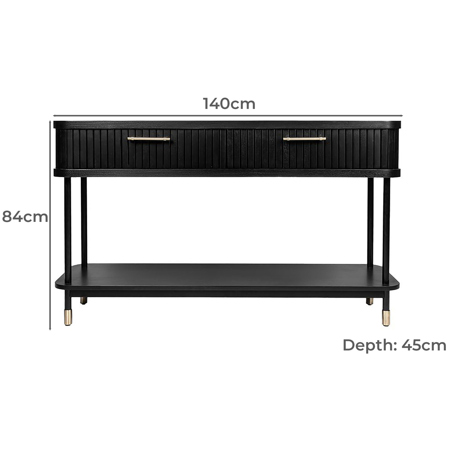 Uriah 2 Drawer Console Table