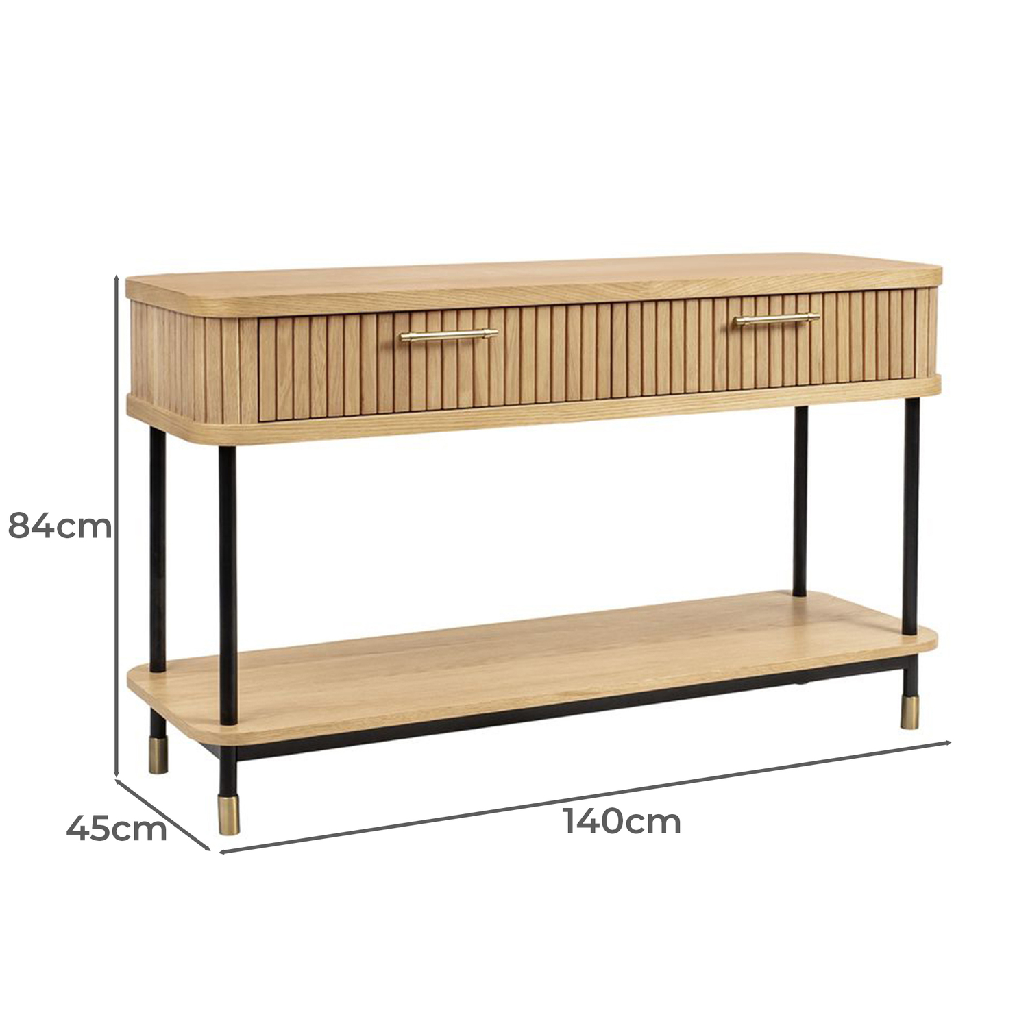 Uriah 2 Drawer Console Table
