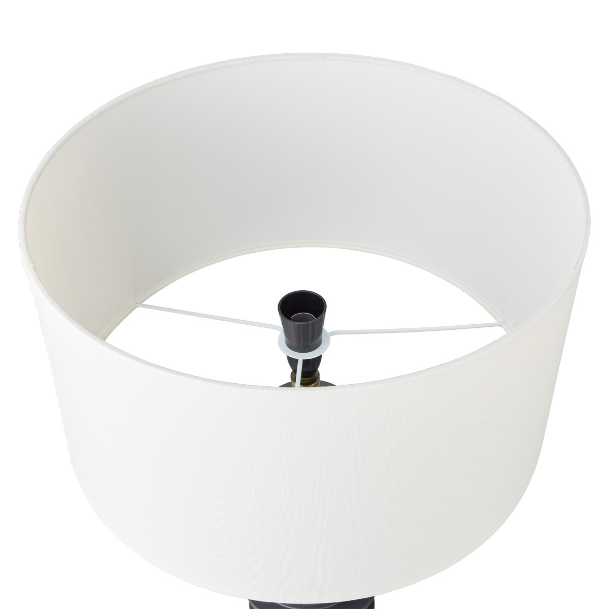 Cally Rolled Edge Resin Table Lamp