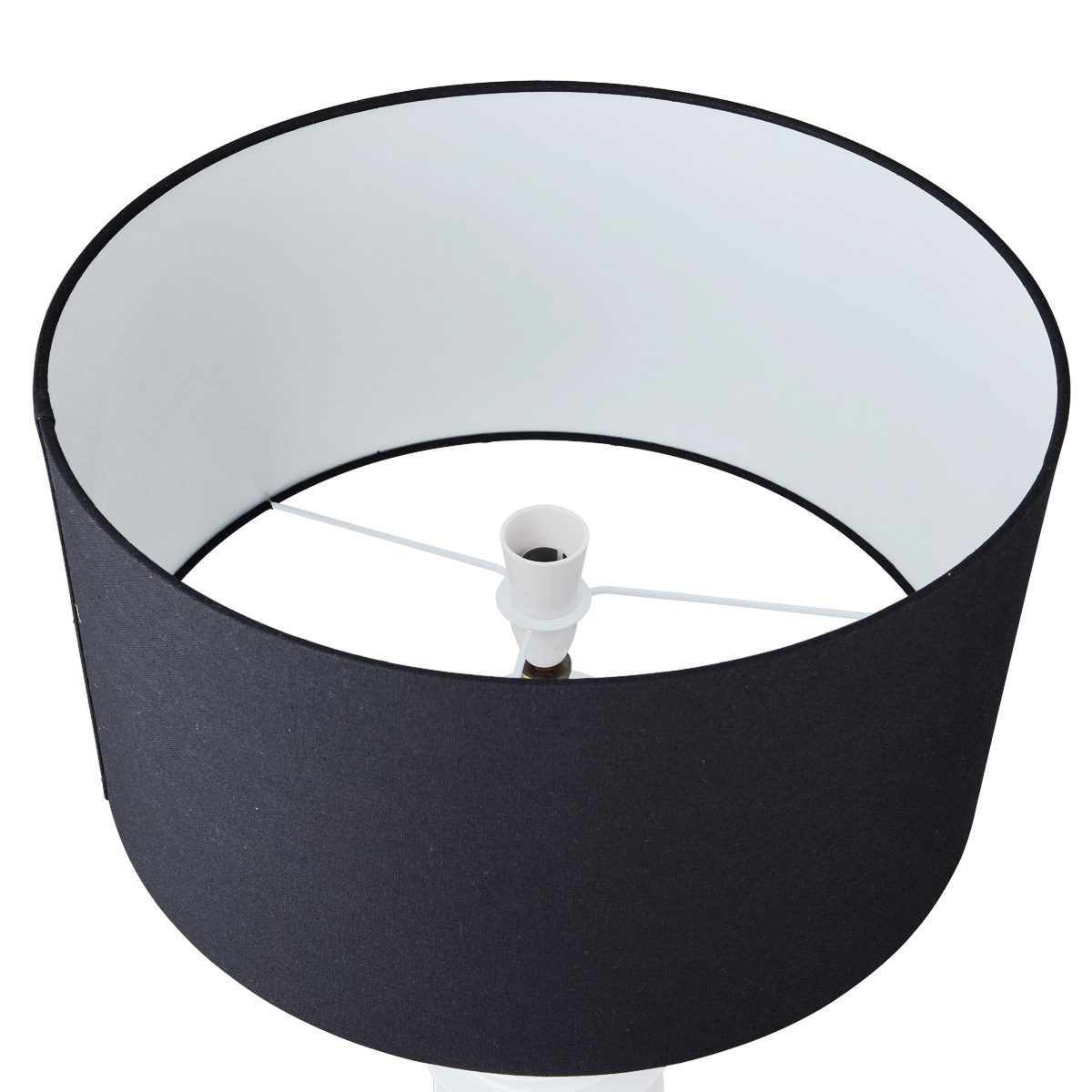 Cally Rolled Edge Resin Table Lamp