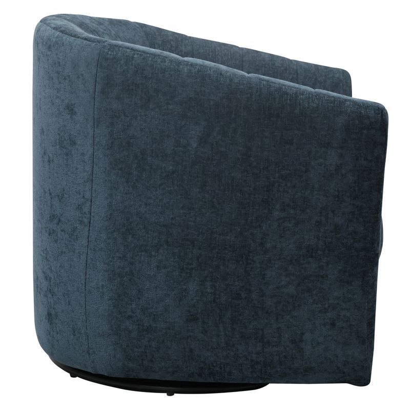 Winona Chenille Swivel Armchair