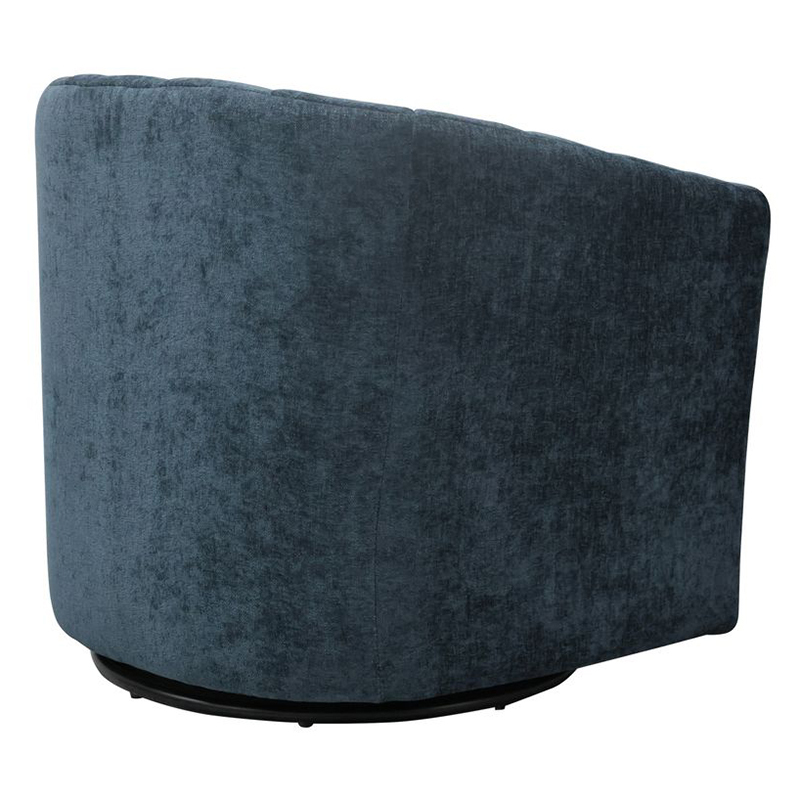Winona Chenille Swivel Armchair
