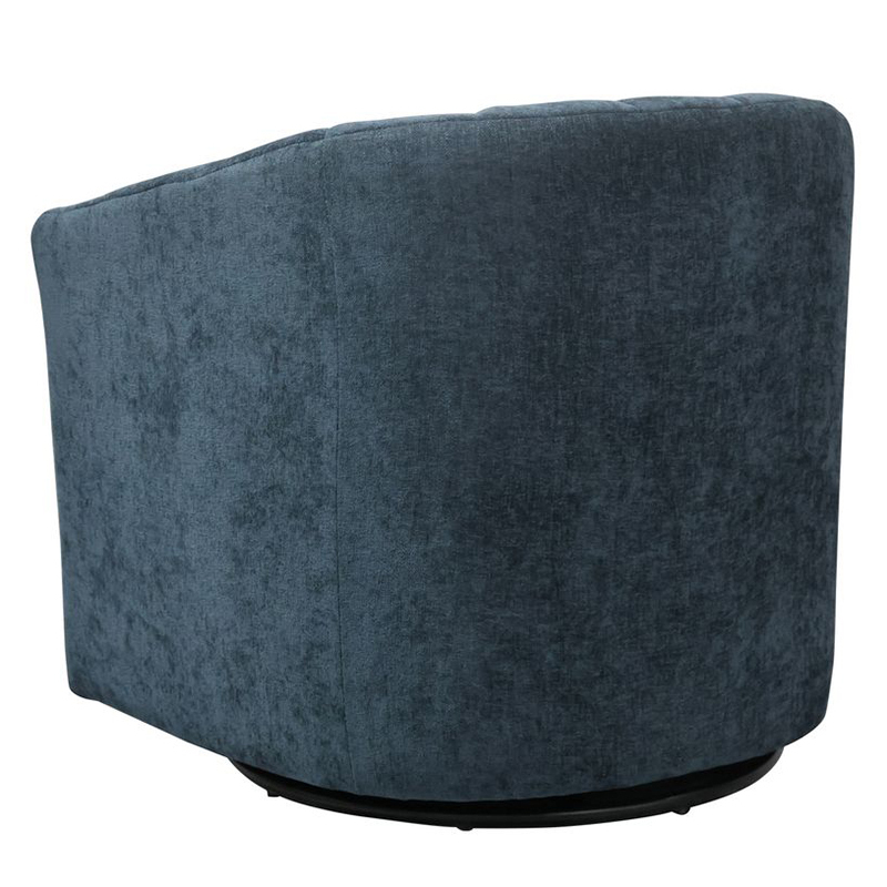 Winona Chenille Swivel Armchair