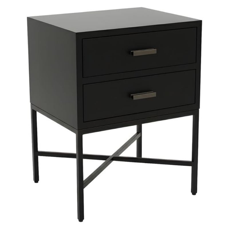 Elmont 2 Drawer Bedside Table