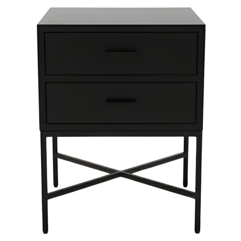 Elmont 2 Drawer Bedside Table