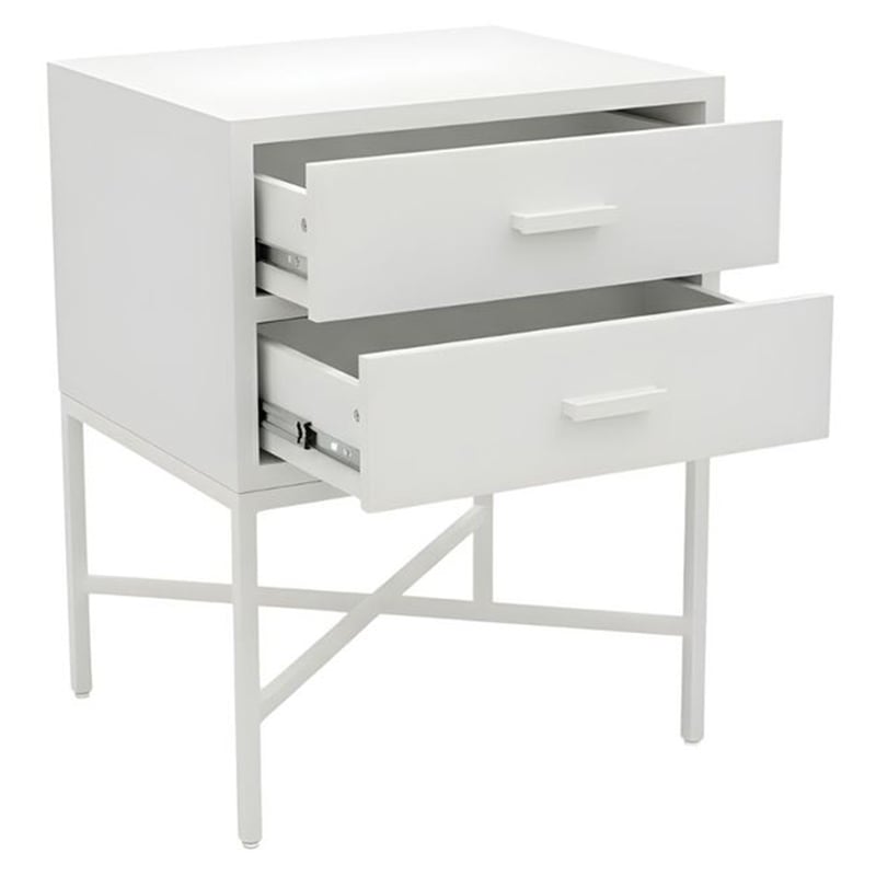 Elmont 2 Drawer Bedside Table