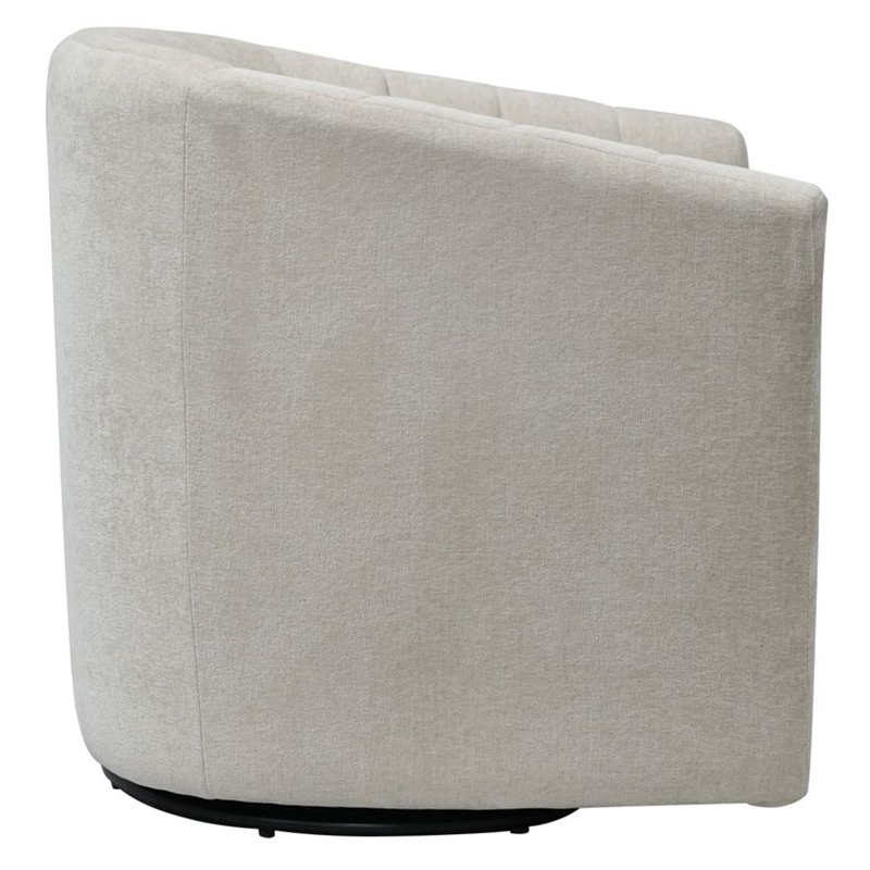 Winona Chenille Swivel Armchair