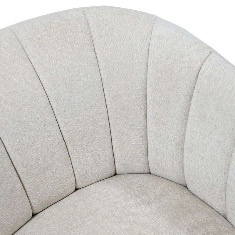 Winona Chenille Swivel Armchair