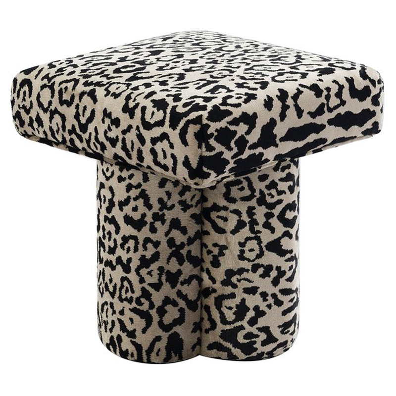 Harwich Square Chenille Accent Stool