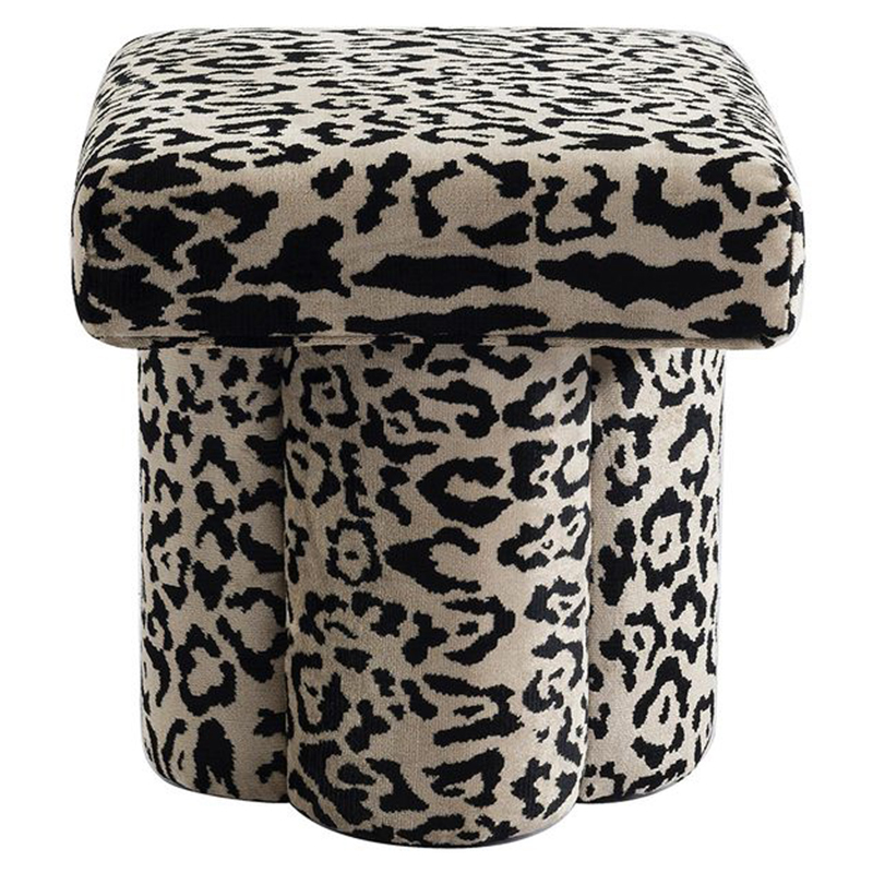 Harwich Square Chenille Accent Stool