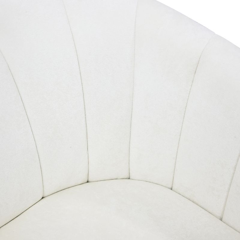 Winona Chenille Swivel Armchair