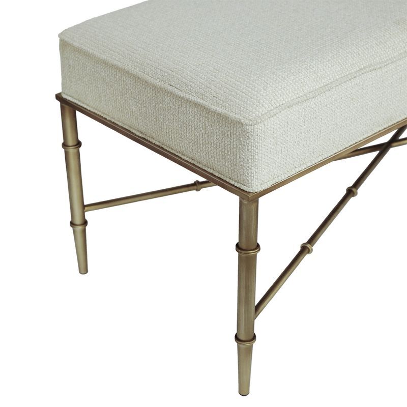 Bridgeton Chenille Ottoman Bench