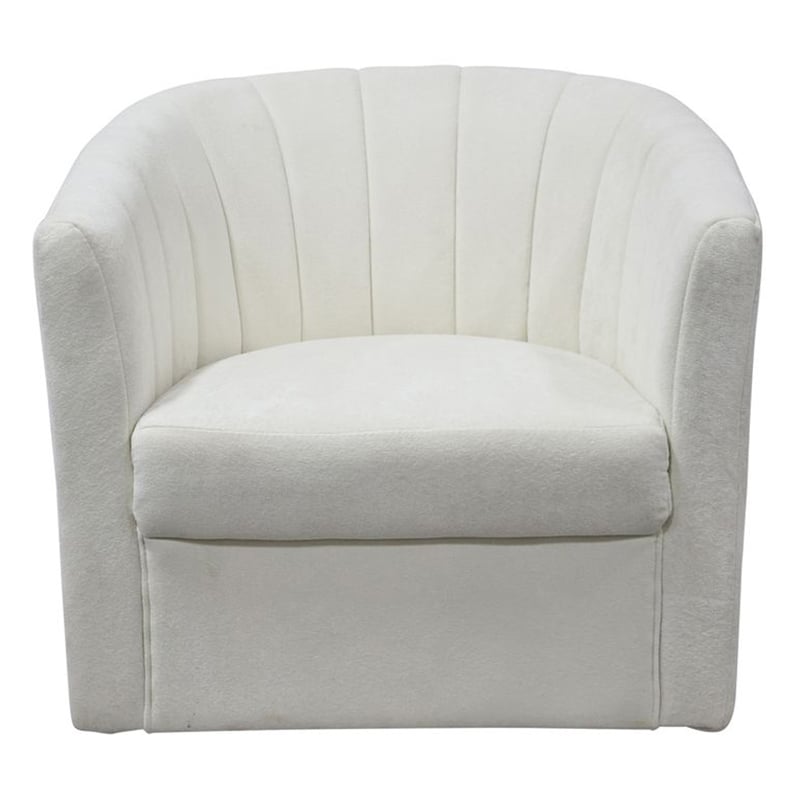 Winona Chenille Swivel Armchair