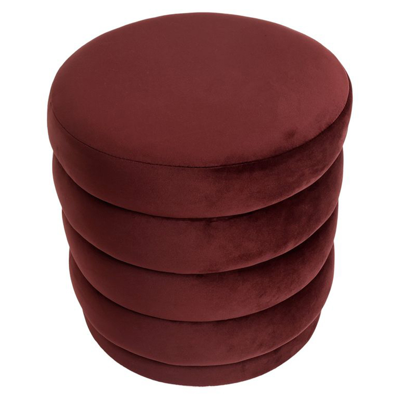 Rollo Velvet Ottoman