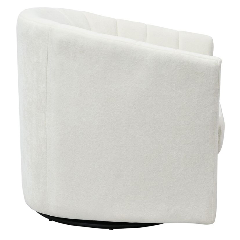 Winona Chenille Swivel Armchair