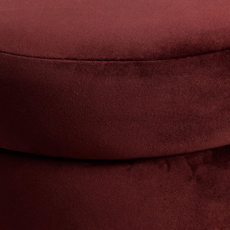 Rollo Velvet Ottoman