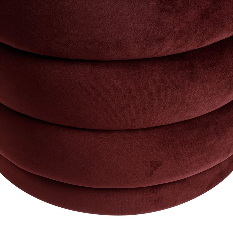 Rollo Velvet Ottoman