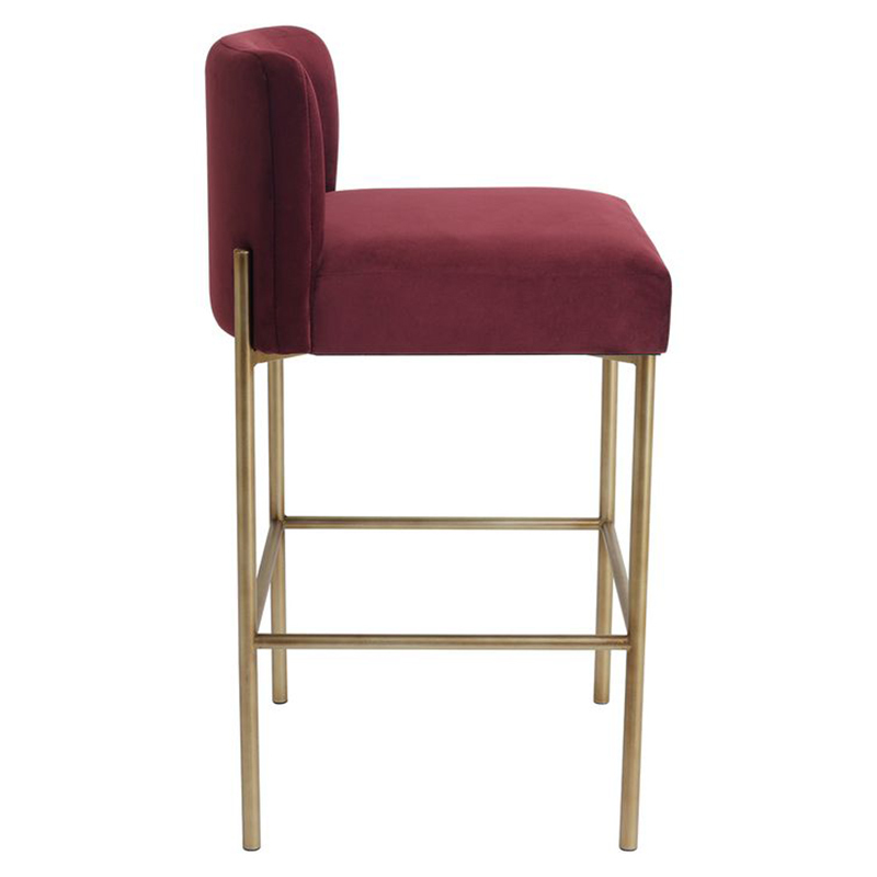66cm Duxbury Velvet Counter Stool