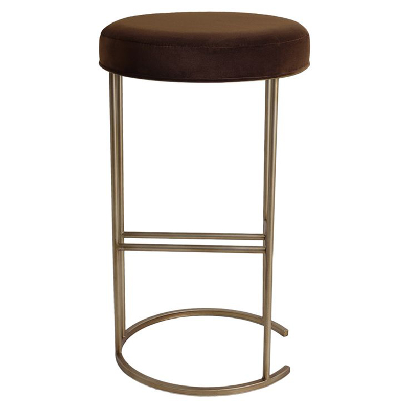 66cm Eastham Gold Velvet Counter Stool