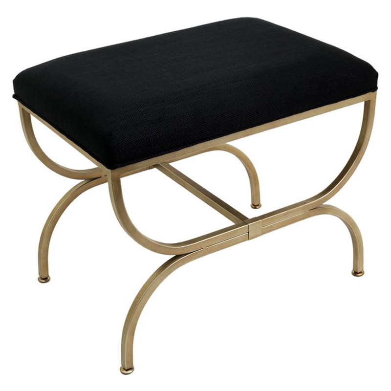 Roswell Linen Accent Stool