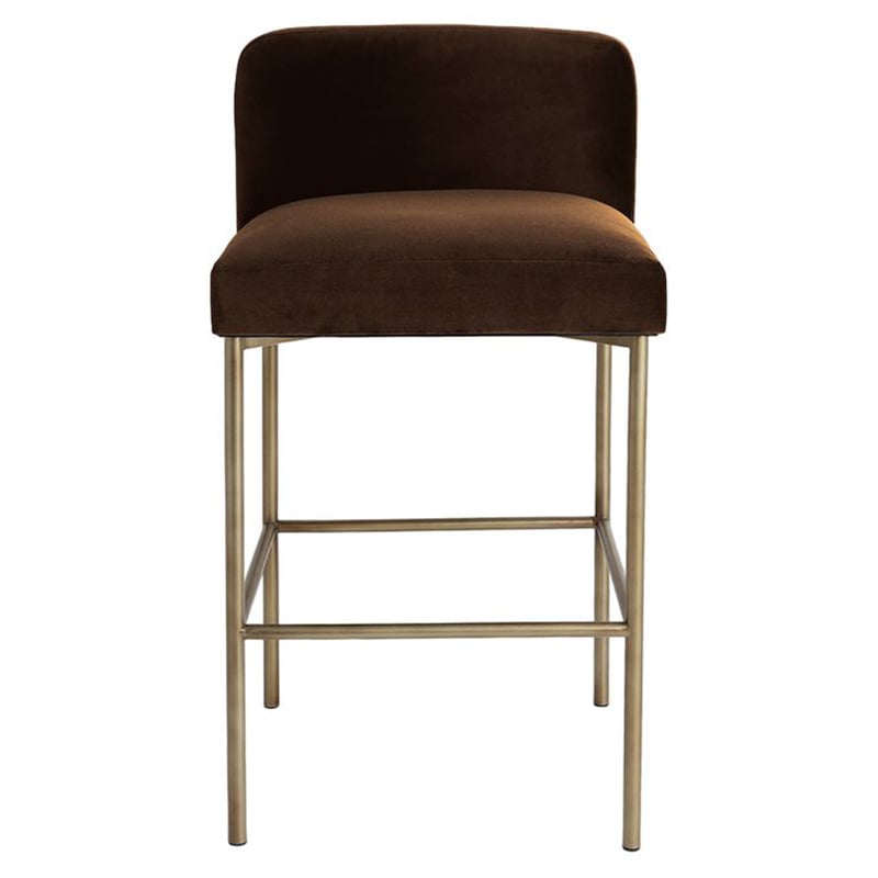 66cm Duxbury Velvet Counter Stool