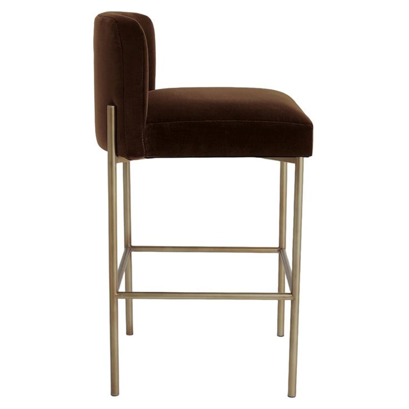 66cm Duxbury Velvet Counter Stool