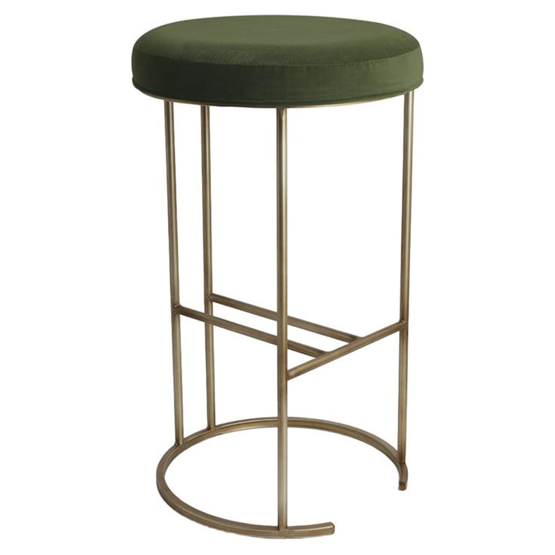 66cm Eastham Gold Velvet Counter Stool