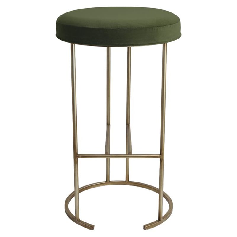 66cm Eastham Gold Velvet Counter Stool