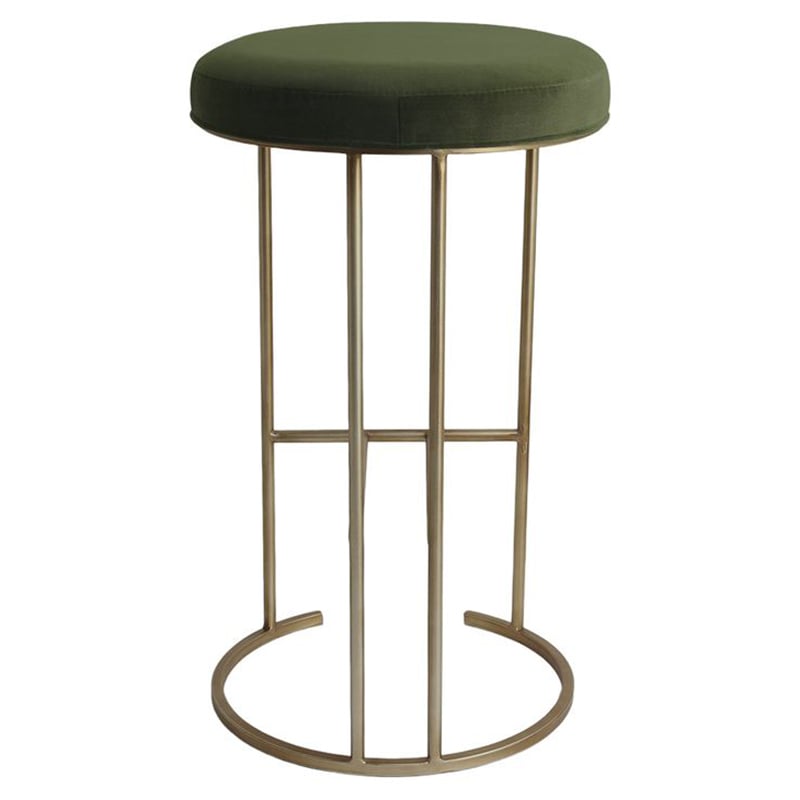 66cm Eastham Gold Velvet Counter Stool