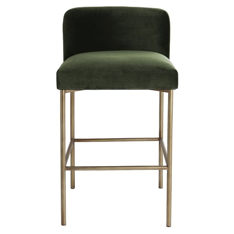 66cm Duxbury Velvet Counter Stool