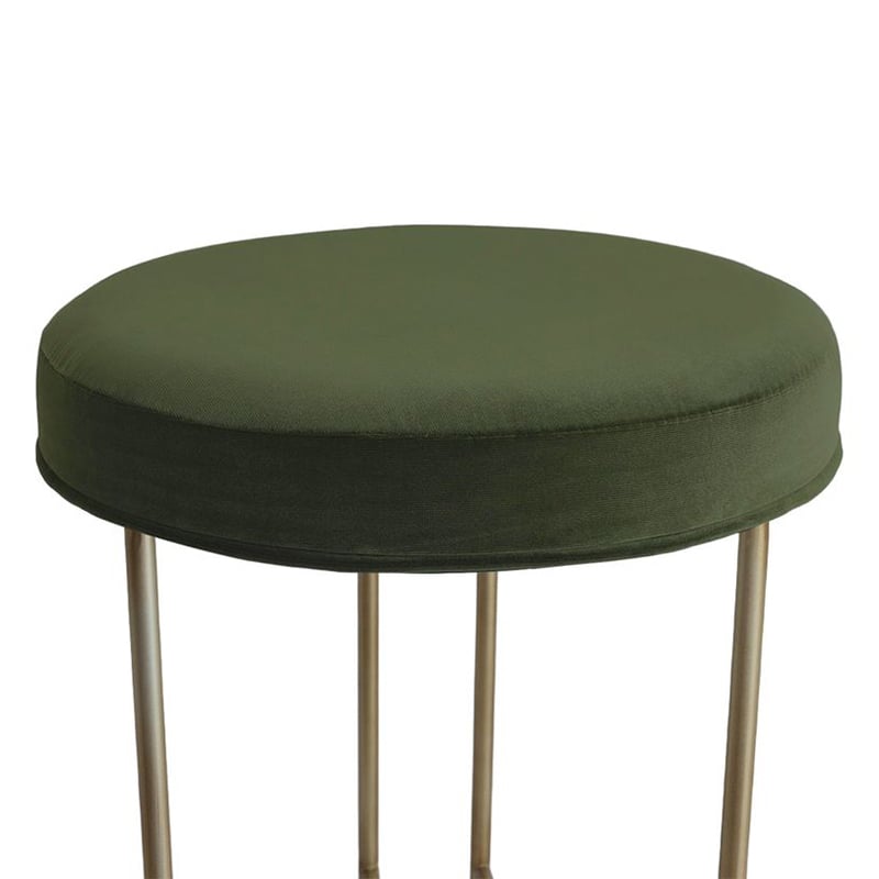 66cm Eastham Gold Velvet Counter Stool