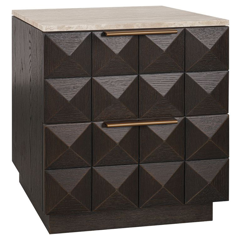 Bethany Travertine Bedside Table