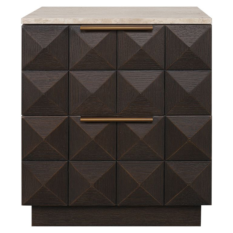 Bethany Travertine Bedside Table