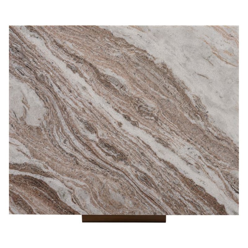 River Brown Bethany Marble Bedside Table