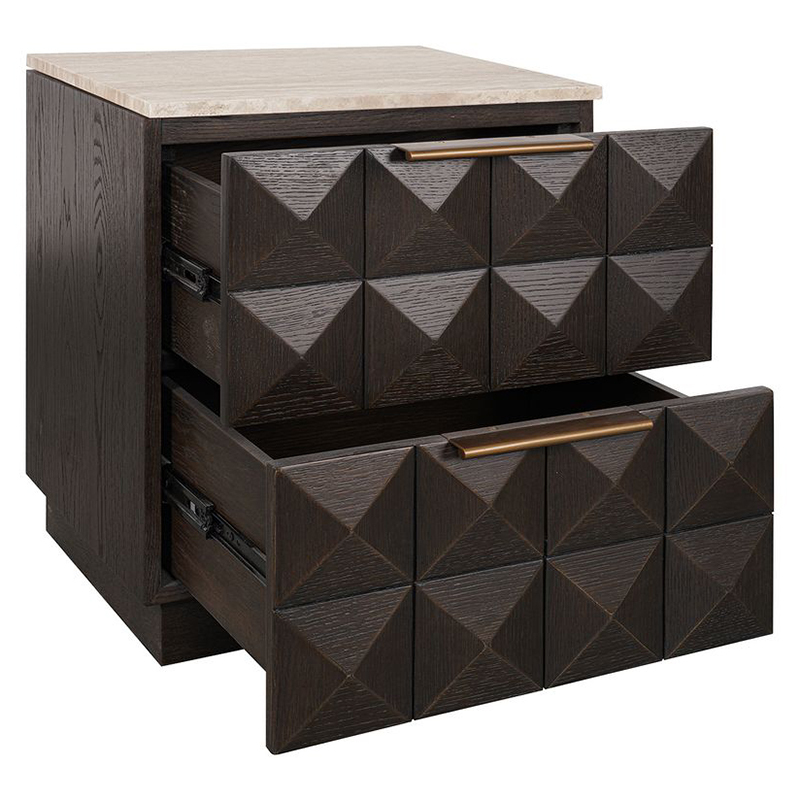 Bethany Travertine Bedside Table