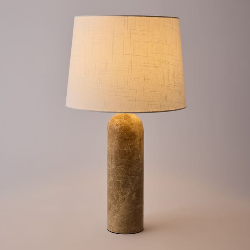 Montclair Marble & Linen Table Lamp