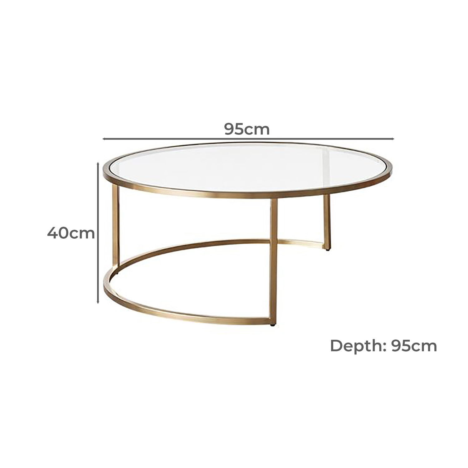 2 Piece Mona Nesting Coffee Table Set
