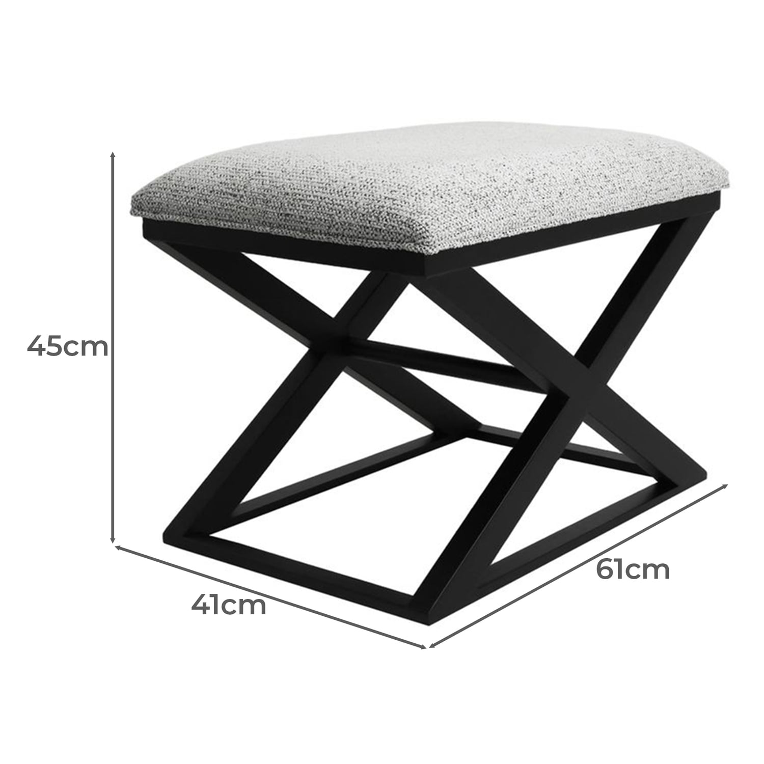 Hamilton Chenille Accent Stool