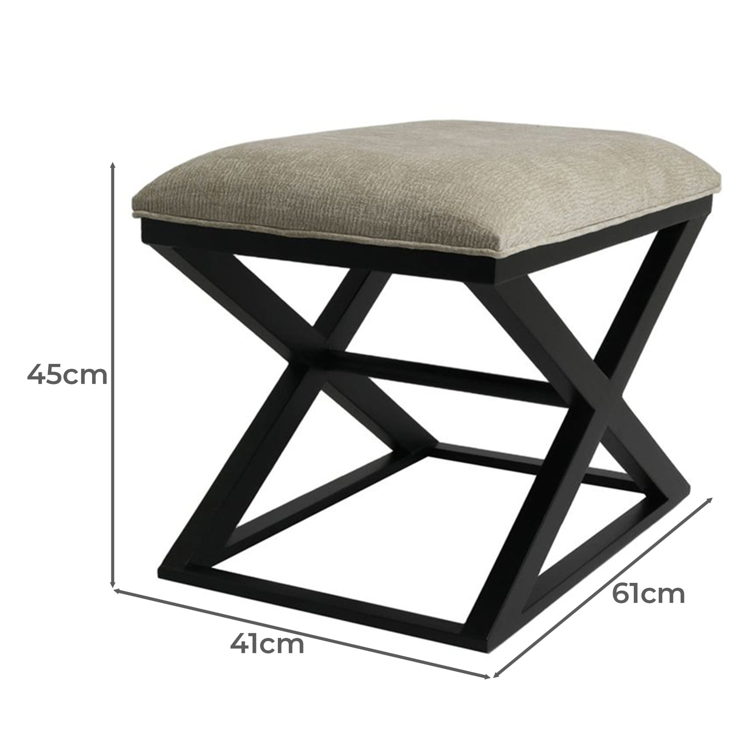 Hamilton Upholstered Accent Stool