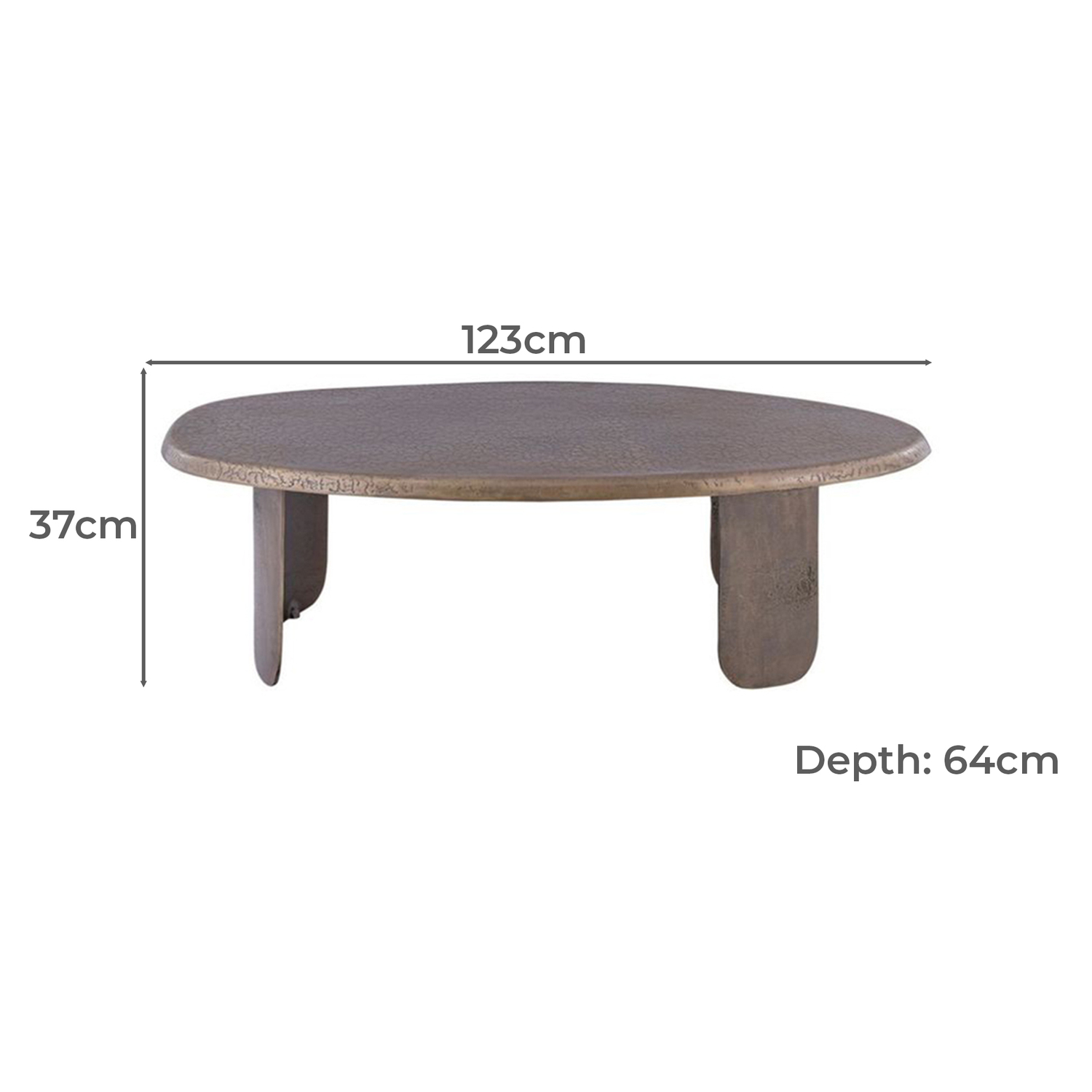 Allister Aluminium Coffee Table